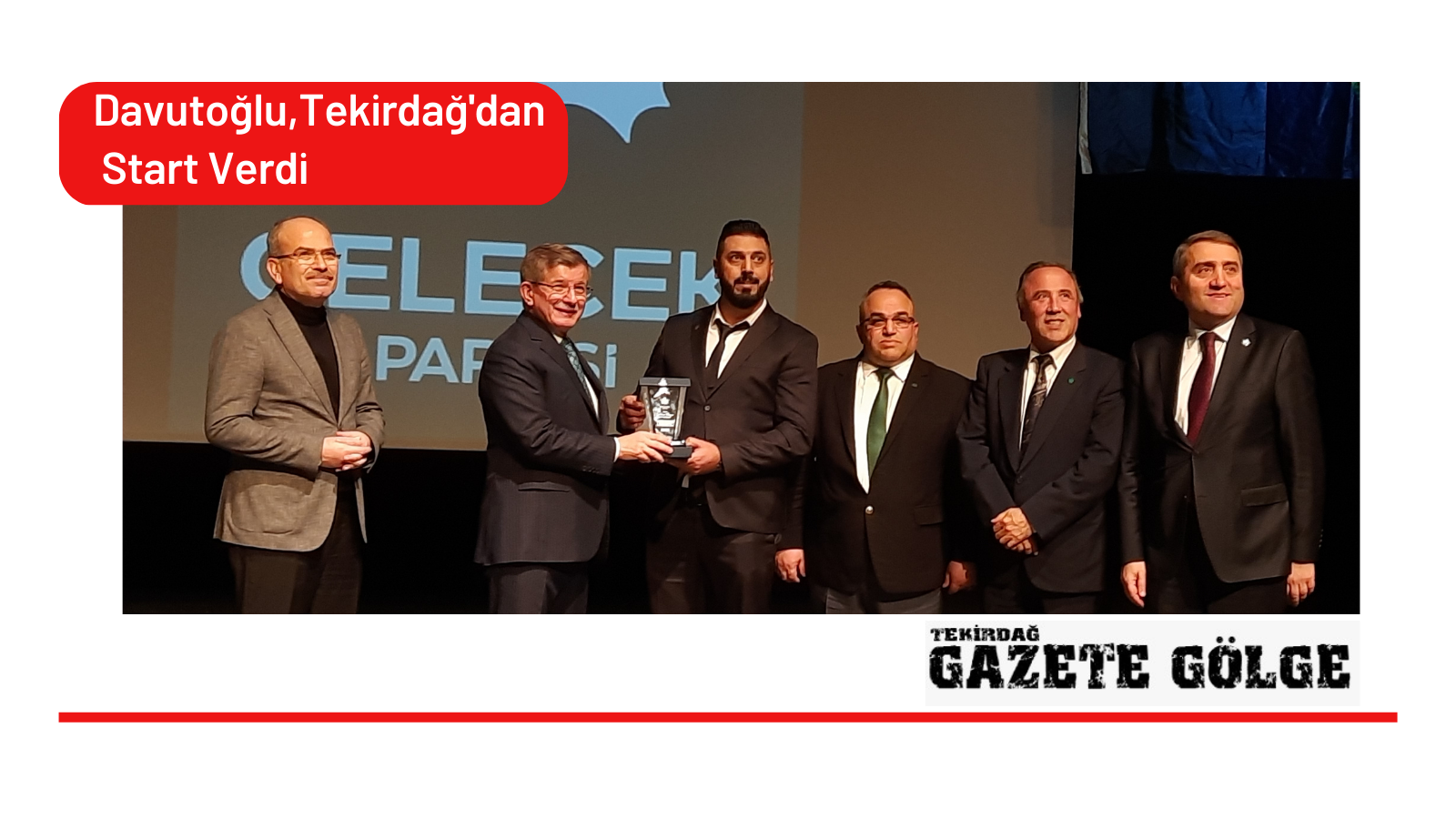 Davutoğlu, Tekirdağ’dan Start Verdi