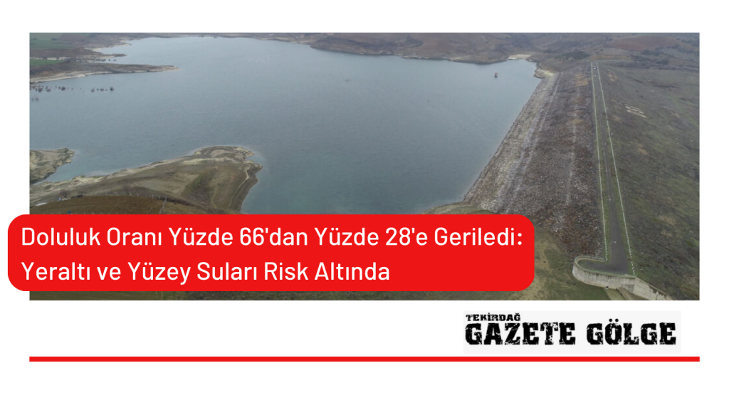 Doluluk Oranı Yüzde 66’dan Yüzde 28’e Geriledi: Yeraltı ve Yüzey Suları Risk Altında