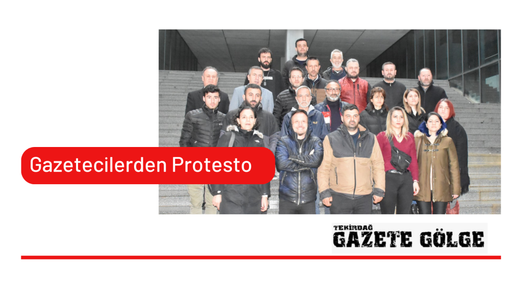 Gazetecilerden Protesto