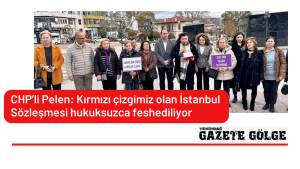 CHP’li Pelen: Kırmızı çizgimiz olan İstanbul Sözleşmesi hukuksuzca feshediliyor