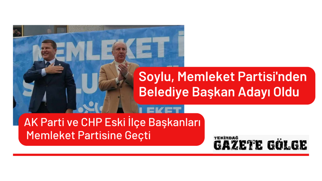 AK Parti ve CHP eski İlçe Başkanları Memleket Partisine Geçti