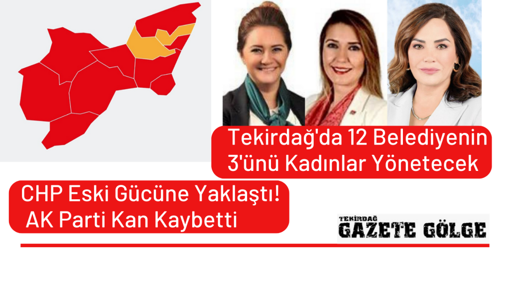 Tekirdağ Yönetiminde Kadın Temsiliyeti Arttı