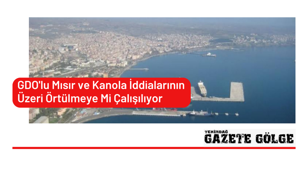 GDO’lu Mısır ve Kanola İddialarınin Üzeri Örtülmeye Mi Çalışılıyor