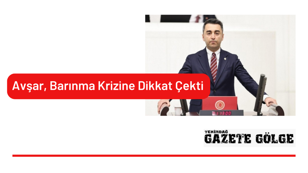 Avşar, Barınma Krizine Dikkat Çekti