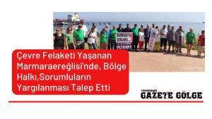 Çevre Felaketi Yaşanan Marmaraereğlisi’nde, Bölge Halkı Sorumluların Yargılanması Talep Etti