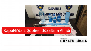 <strong>Kapaklı’da  2 Şüpheli Gözaltına Alındı</strong>