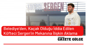 <strong>Belediye’den Kaçak Olduğu İddia Edilen Master Chef Sergen’in Mekanına İlişkin Açıklama</strong>