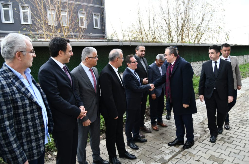 Vali Soytürk İlkokul Temel Atma Törenine Katıldı