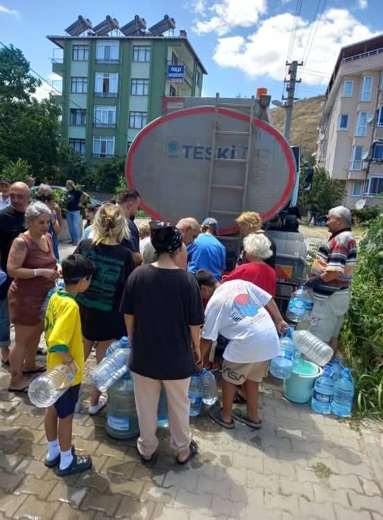 TEKİRDAĞ’DA SU KRİZİ: TANKERLE SU TAŞIMA DÖNEMİ BAŞLADI