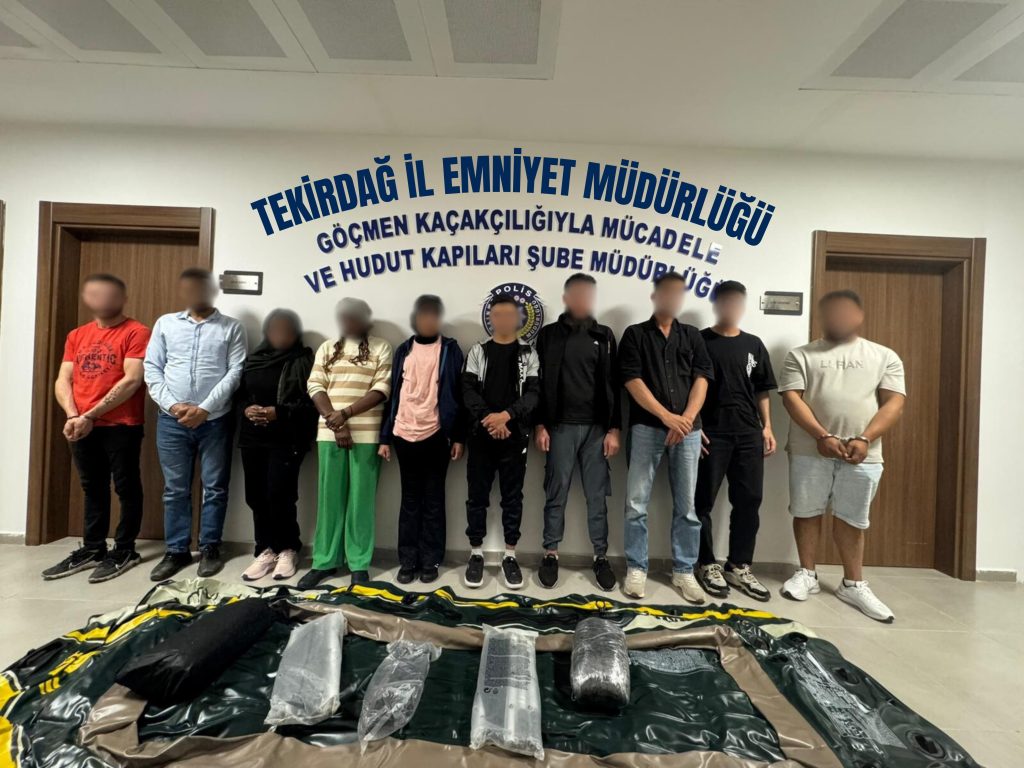 Tekirdağ’da 8 Göçmen Yakalandı